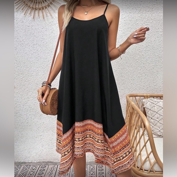 Boho geo print cami dress - Picture 3 of 6